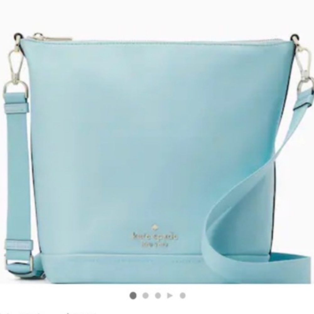 Kate Spade, EUC, Women's, Crossbody Bag, Zipper Closure, Color Blue